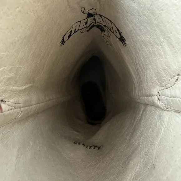 Freebird Woodland Boots Womens 7 Red Leather Pull On Cowgirl Western Rodeo Boho - Picture 9 of 15